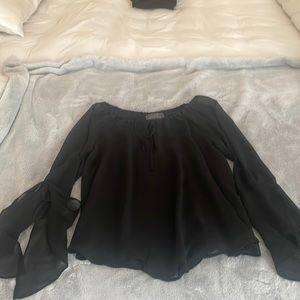 Beautiful double layered body, see through vampy sleeves